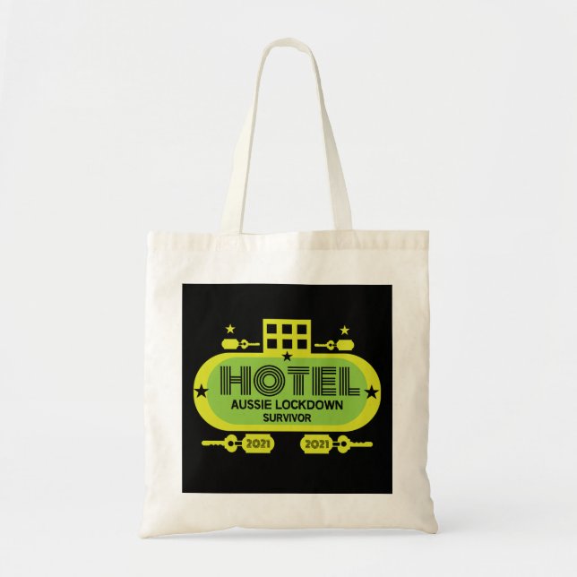 Bolsa Tote Presentes de Quarentena do Hotel Australiano | Sob (Frente)