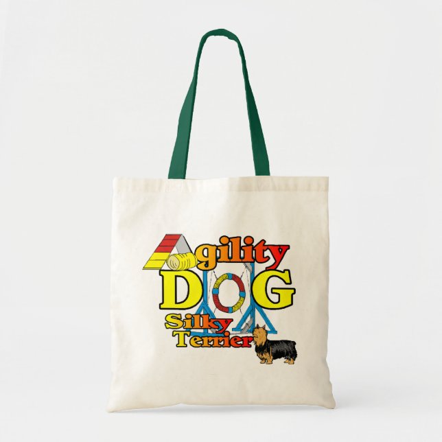 Bolsa Tote Presentes de Sensível_Terrier_Agilidade (Frente)