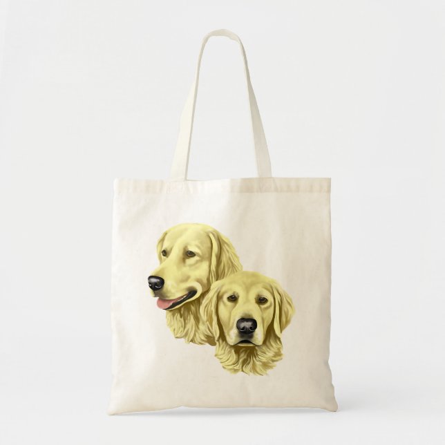 Bolsa Tote Presentes do golden retriever (Frente)