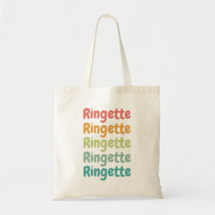 Bolsa Tote Presentes do Retro Ringette Retro Ringette em Cute