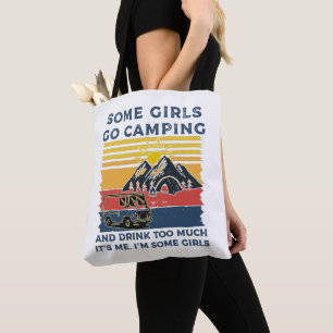 Bolsa Tote Presentes Engraçados Da Menina De Acampamento