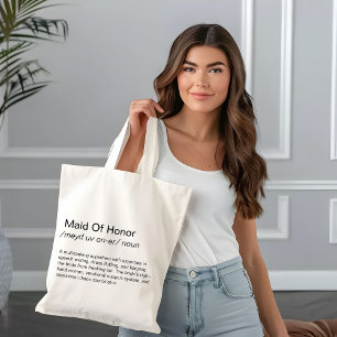 Bolsa Tote Presentes engraçados de definição de proposta de D