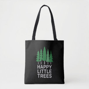 Bolsa Tote Presentes Engraçados Felizes Árvores Pequenas Acam