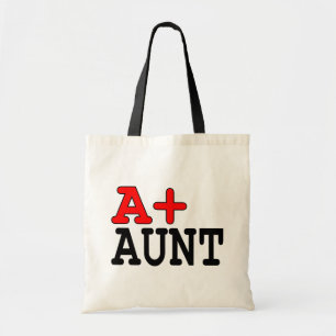 Bolsa Tote Presentes engraçados para tias: A+ Tia