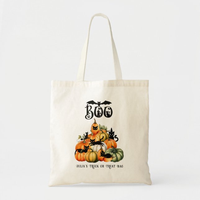 Bolsa Tote Presentes mágicos de bruxaria Jack O Lanterna Hall (Frente)