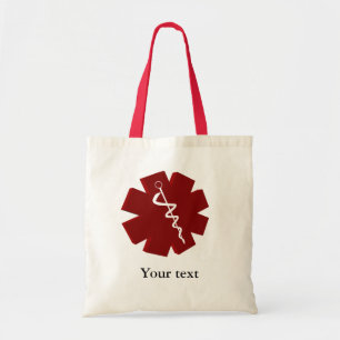 Bolsa Tote presentes médicos caduceus