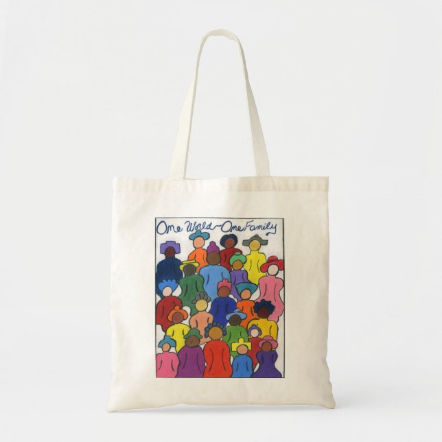 Bolsa Tote Presentes multiculturais (Frente)