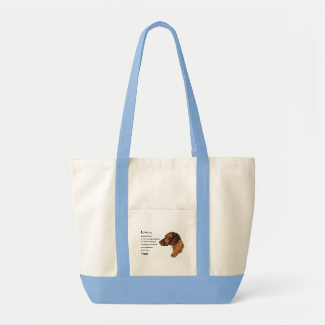 Bolsa Tote Presentes para Amantes de Vizsla (Frente)