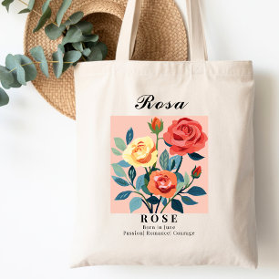 Bolsa Tote Presentes para Chá de Noiva com Flor do Mês de Nas