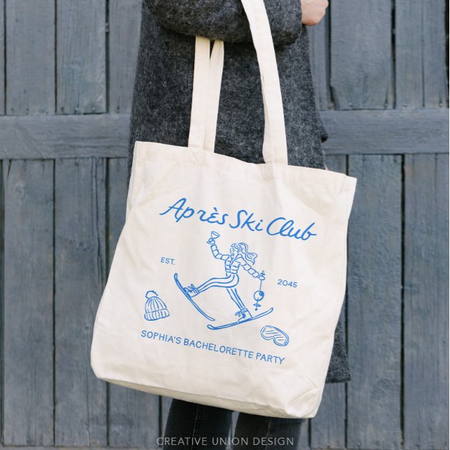 Bolsa Tote Presentes para Festa de Despedida de Solteira Apre (apres ski club tote)