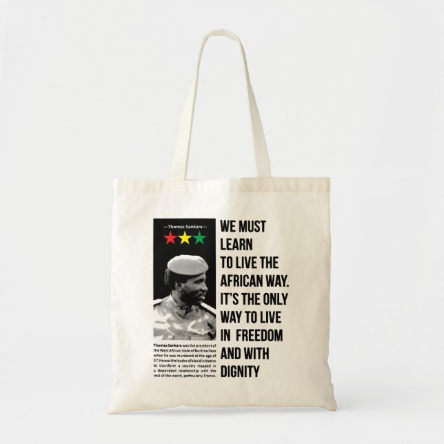 Bolsa Tote Presentes Para Homens Che Guevara Thomas Da África (Frente)