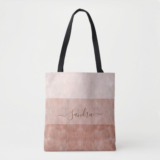 Bolsa Tote Presentes personalizados de Bridesmaid da Peach Fu (Frente)
