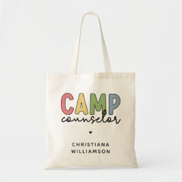 Bolsa Tote Presentes personalizados do conselheiro de acampam