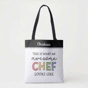Bolsa Tote Presentes personalizados incríveis de chef   Melho