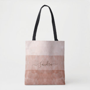 Bolsa Tote Presentes Personalizados para Damas de Honra Peach