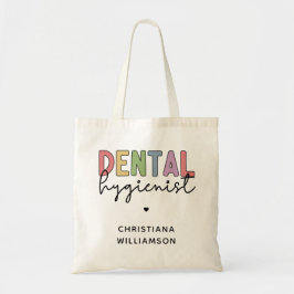 Bolsa Tote Presentes RDH de Higienista Dental de Nome Persona