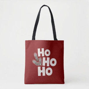 Bolsa Tote Presentes Sazonais de Natal Ho Ho Ho