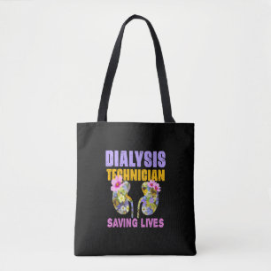 Bolsa Tote presentes técnicos de diálise - camisa nefrologist