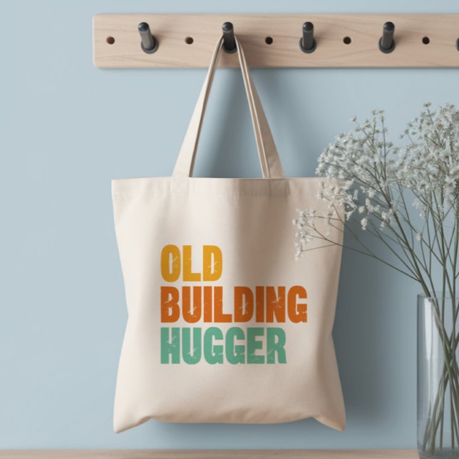 Bolsa Tote Preservação Histórica, Amante de Edifícios Antigos (Criador carregado)