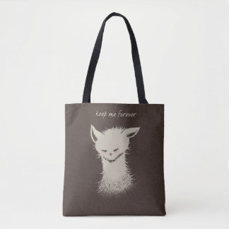 Bolsa Tote Preserve Me Para Sempre Gato Resgatado Presente de
