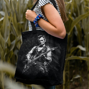 Bolsa Tote Presidente Abraham Lincoln Tocando Violão
