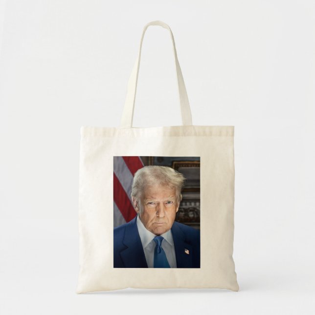 Bolsa Tote Presidente americano Donald Trump Foto 2025 (Frente)