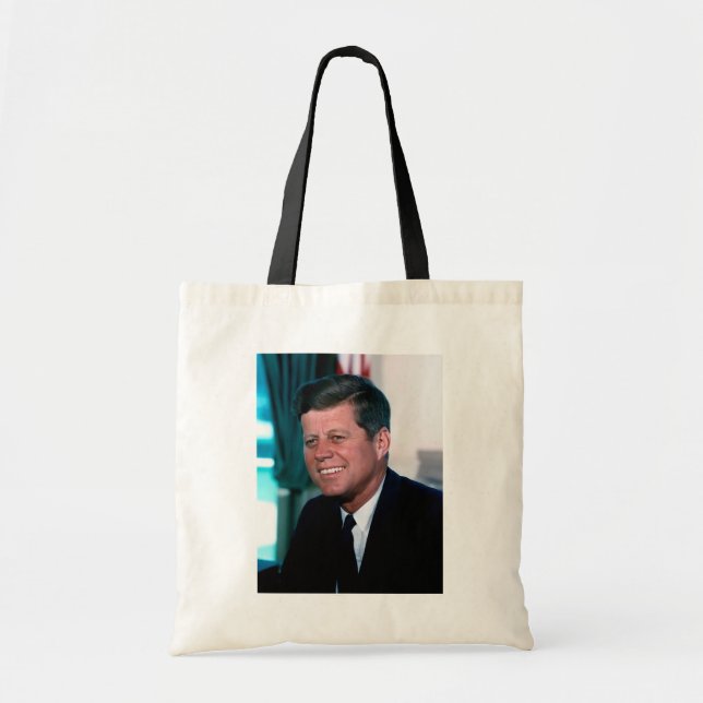 Bolsa Tote Presidente americano John F. Kennedy na Sala Oval (Frente)