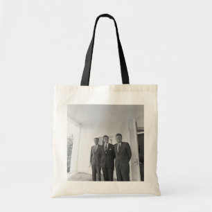 Bolsa Tote Presidente Americano John Kennedy & Irmãos, Camelo