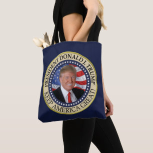 Bolsa Tote Presidente Donald Trump 2020 Mantenha o Excelente 