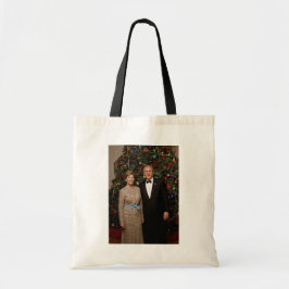 Bolsa Tote Presidente George Bush, Laura Casa Branca de Natal