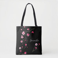 Preto do Flor de Cereja Personalizado