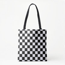 Preto e branco Checkered