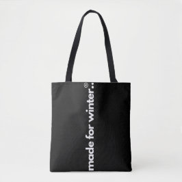 Bolsa Tote Preto e branco feito para verão e inverno