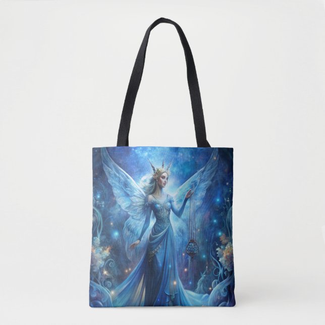 Bolsa Tote Pretty Fairy in Blue (Frente)