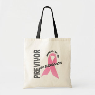 Bolsa Tote Previvor 1 cancro da mama