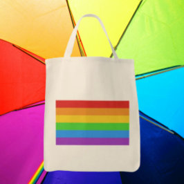 Bolsa Tote PrideBasket: Mercearia Orgulho Rainbow
