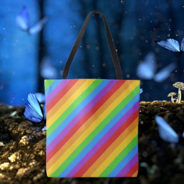Bolsa Tote PrideCarry: Orgulho Rainbow (Criador carregado)