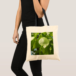 Bolsa Tote Primavera Birch deixa natureza verde