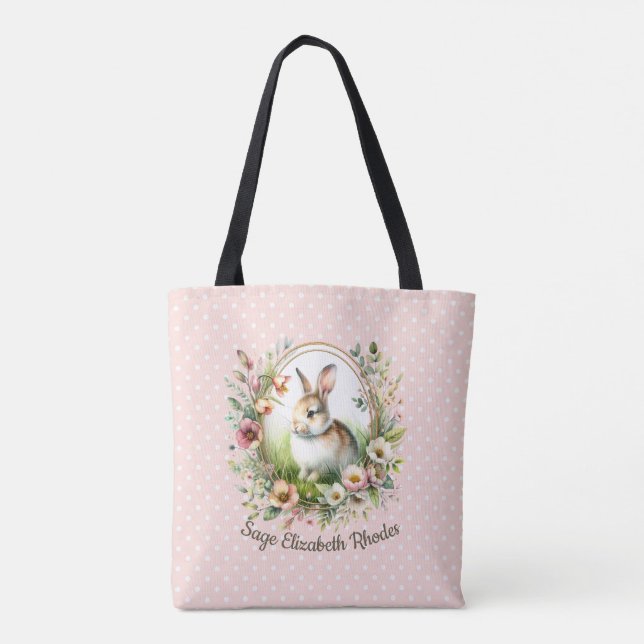 Bolsa Tote Primavera Bunny (Verso)