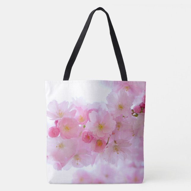 Bolsa Tote Primavera - Cherry Blossoms - Todas as opções (Frente)