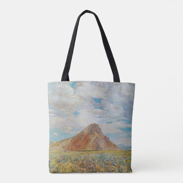 Bolsa Tote Primavera de areia por Childe Hassam, Arte de Vint (Verso)