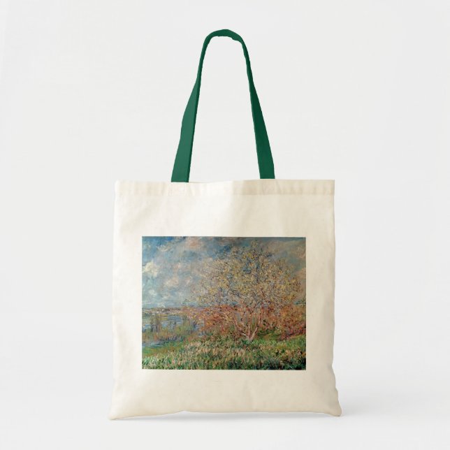Bolsa Tote Primavera de Claude Monet | (Frente)