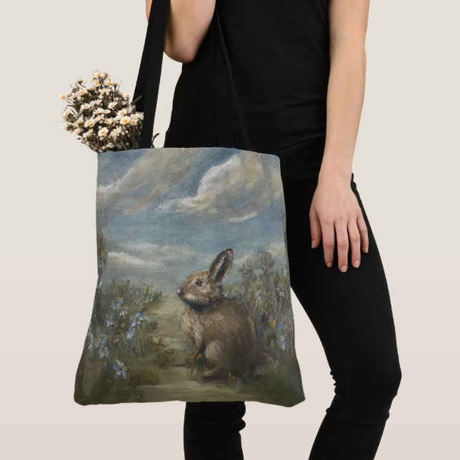 Bolsa Tote Primavera de Coelho Op1 (Close Up)