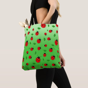 Bolsa Tote primavera de Padrão de Bolinhas de de da de Damasc