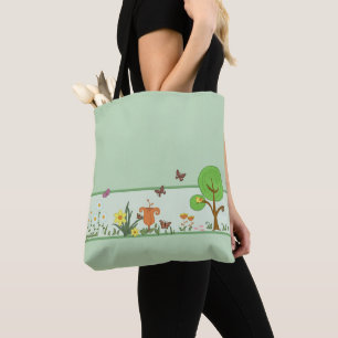 Bolsa Tote Primavera de papel