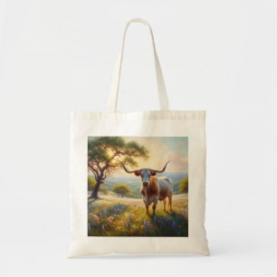 Bolsa Tote Primavera do Texas longhorn