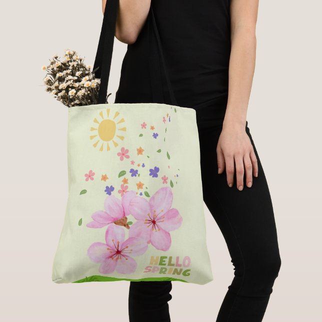Bolsa Tote primavera, estilo nomo (Close Up)