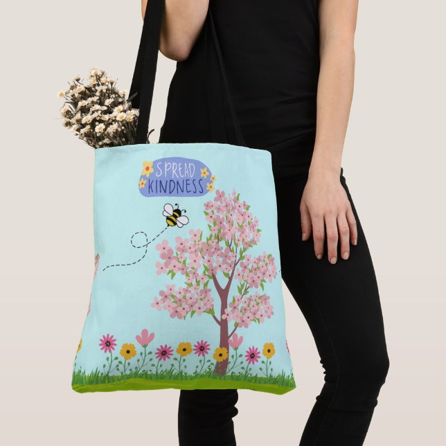 Bolsa Tote primavera, estilo nomo (Close Up)