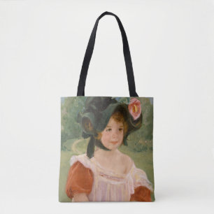 Bolsa Tote Primavera: Margot que está em um jardim 1900