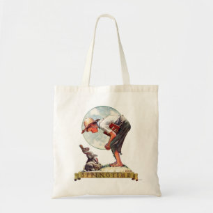 Bolsa Tote Primavera, menino 1935 com coelho